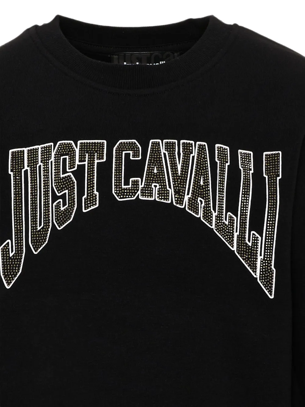 Just Cavalli Kids Sweater met logo Zwart
