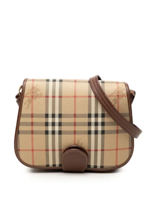 Burberry Pre-Owned 20th Century Haymarket Check Coated Canvas crossbody bag