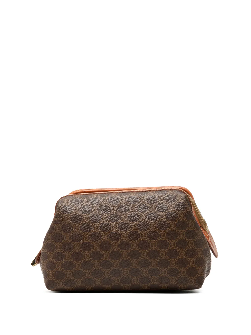 Celine Pre-Owned 1999 Macadam Clutch aus beschichtetem Canvas - Braun