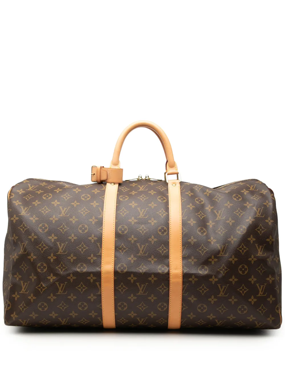 Louis Vuitton Pre-Owned 2003 Monogram Keepall Reisetasche 55cm - Braun