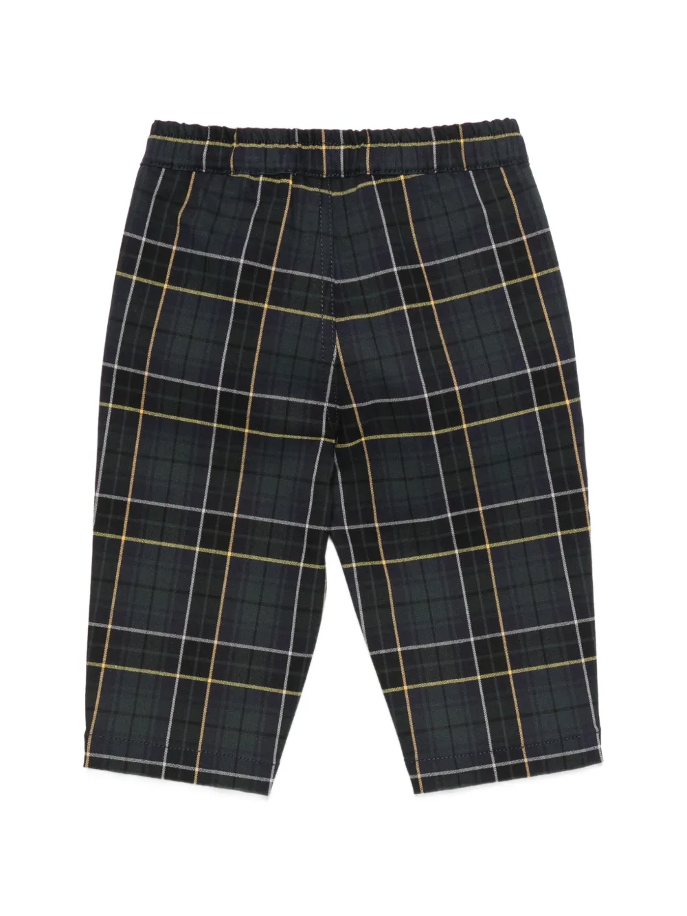 Il Gufo Geruite broek Groen