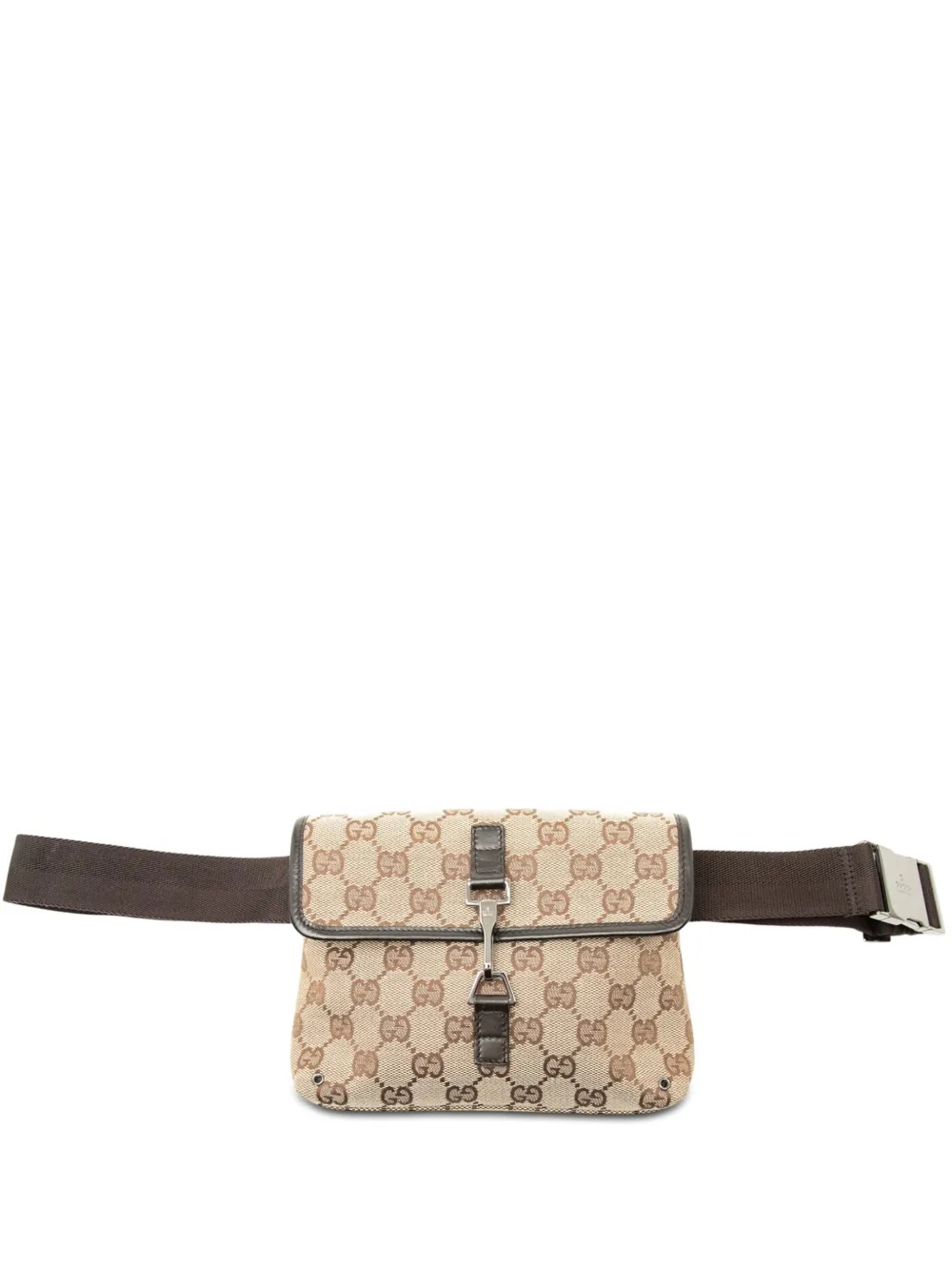 Gucci Pre-Owned 2000-2015 Gürteltasche aus GG-Canvas - Nude