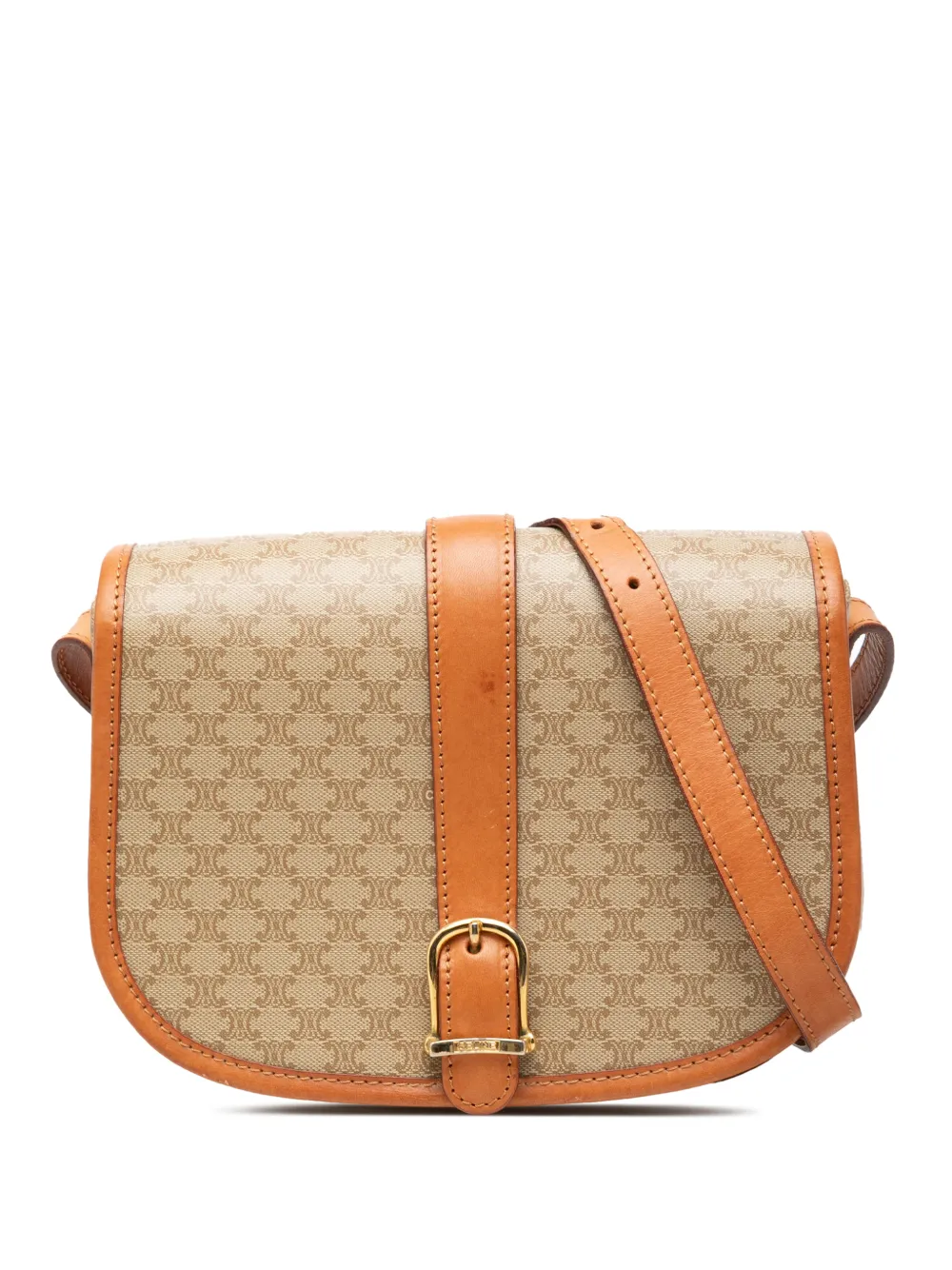 Celine Pre-Owned 1993 Macadam Coated Canvas crossbody bag - Neutrals