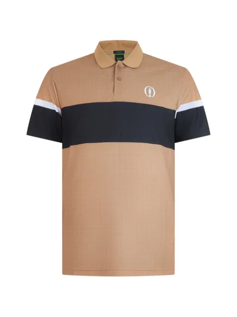 BOSS polo con diseño colour block