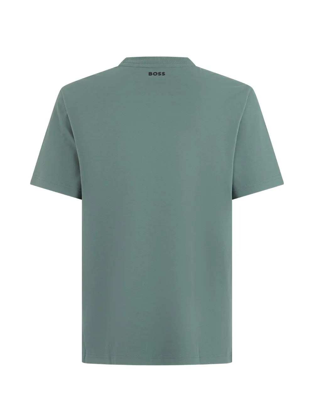 BOSS T-shirt met logoprint Groen
