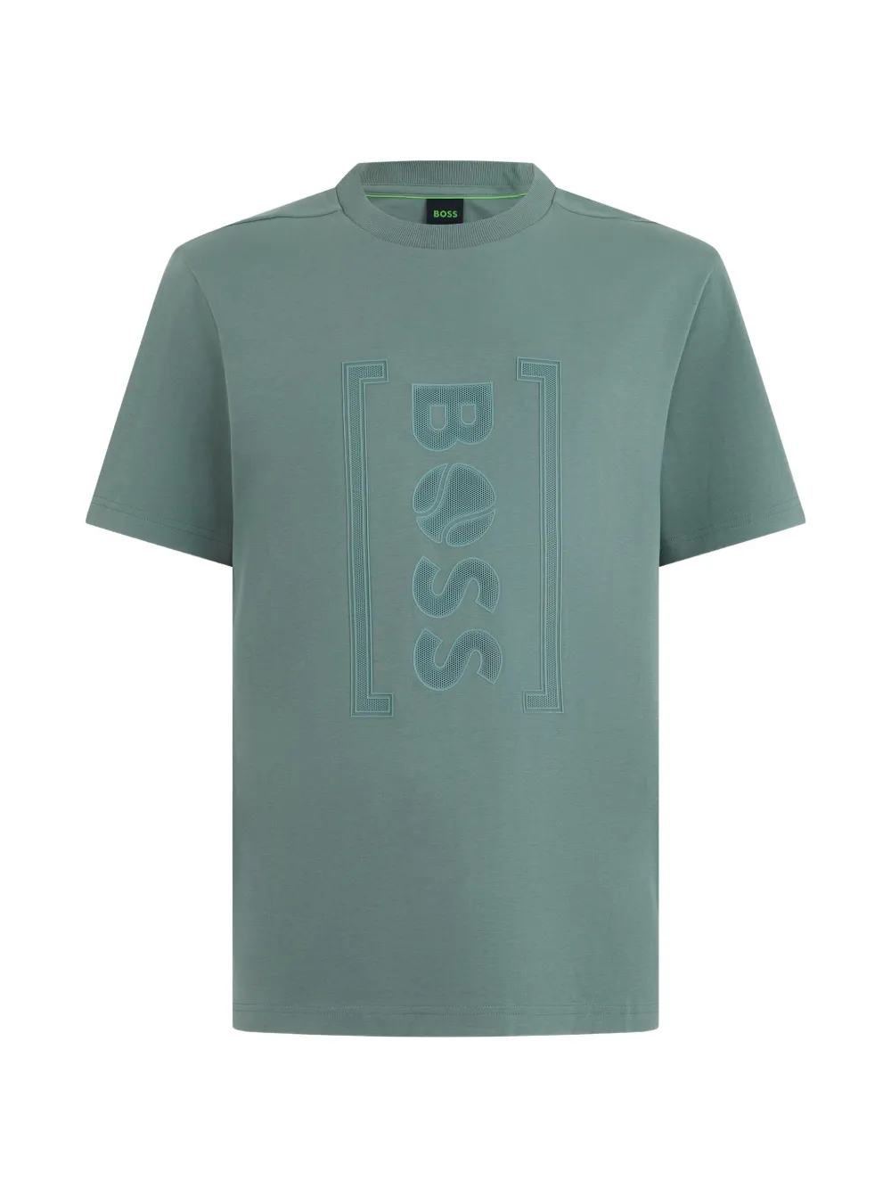 BOSS logo-print short-sleeve T-shirt - Grün