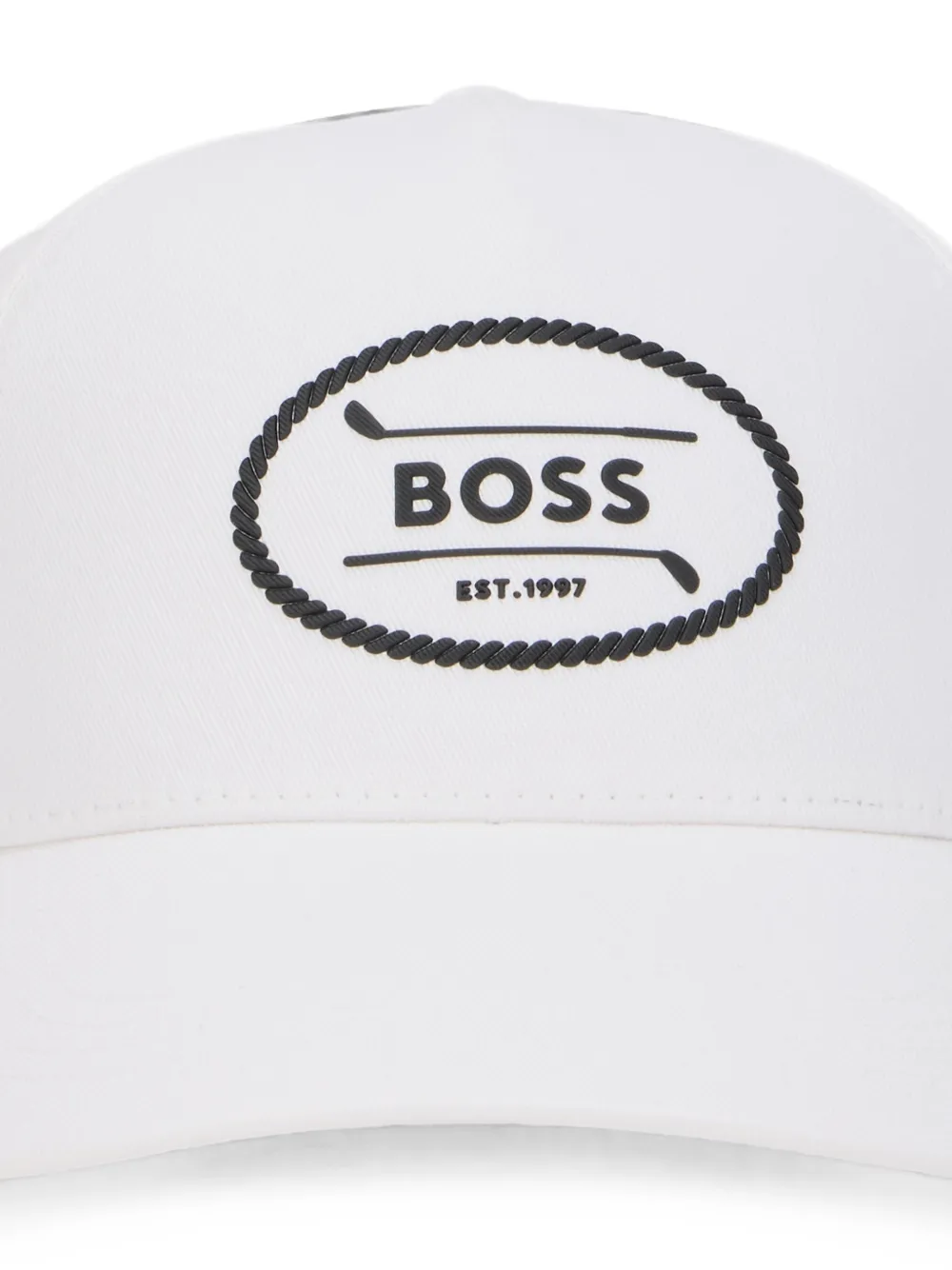 BOSS Pet met logopatch Wit