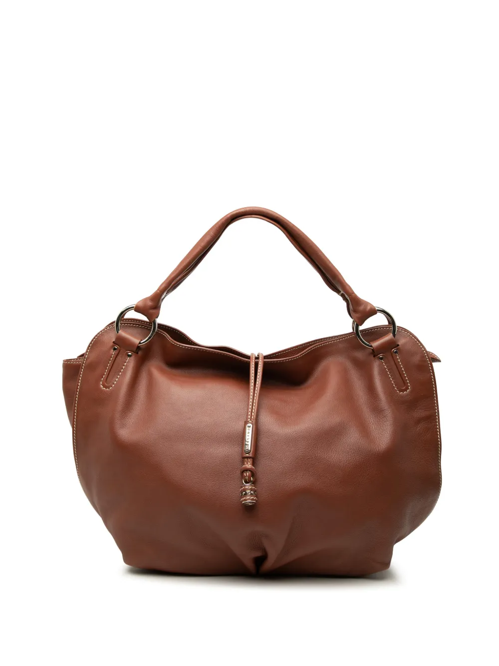 Celine Pre-Owned 2007 Calfskin Bittersweet hobo bag - Brown