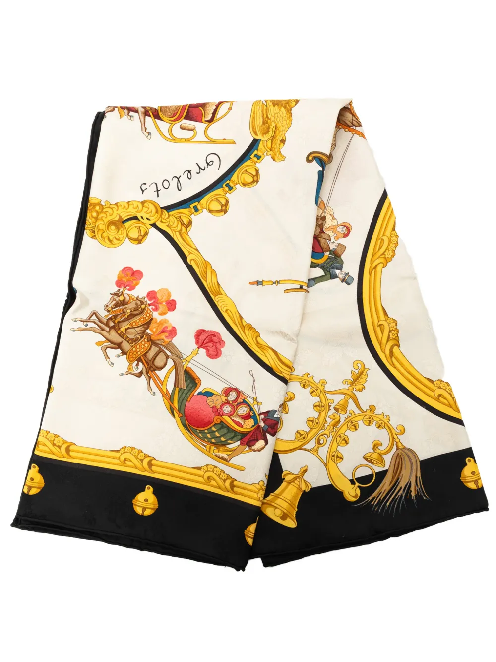 Hermès Pre-Owned 2000-2026 Plumes et Grelots Seidenschal 90cm - Mehrfarbig