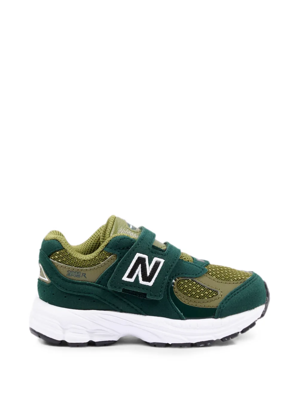 New Balance Kids 2002 touch-strap sneakers Groen