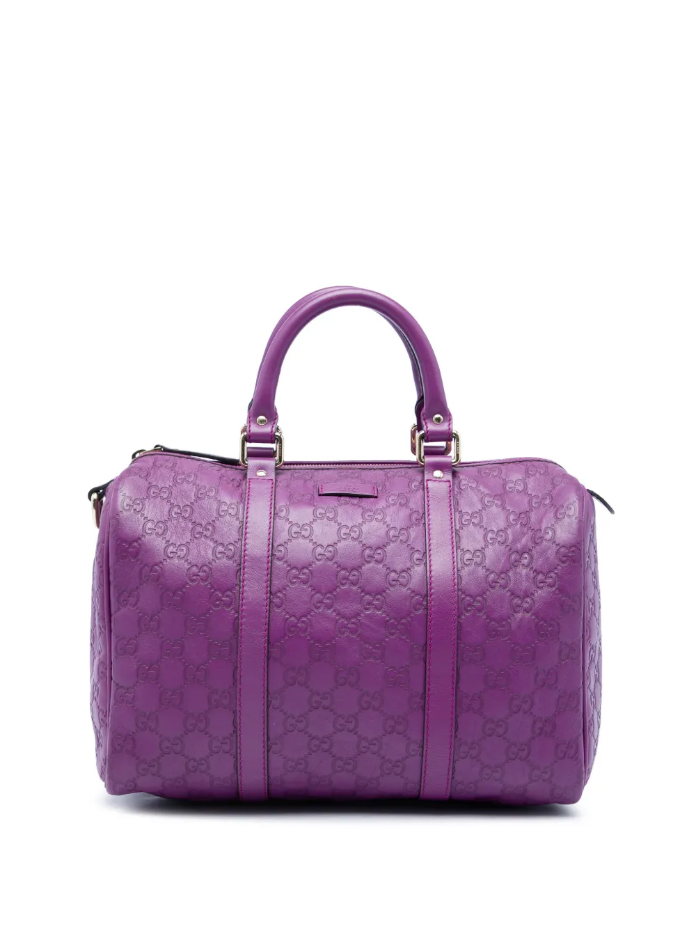 Gucci Pre-Owned Borsa Boston Joy media in pelle Guccissima 2016-2026 - Viola