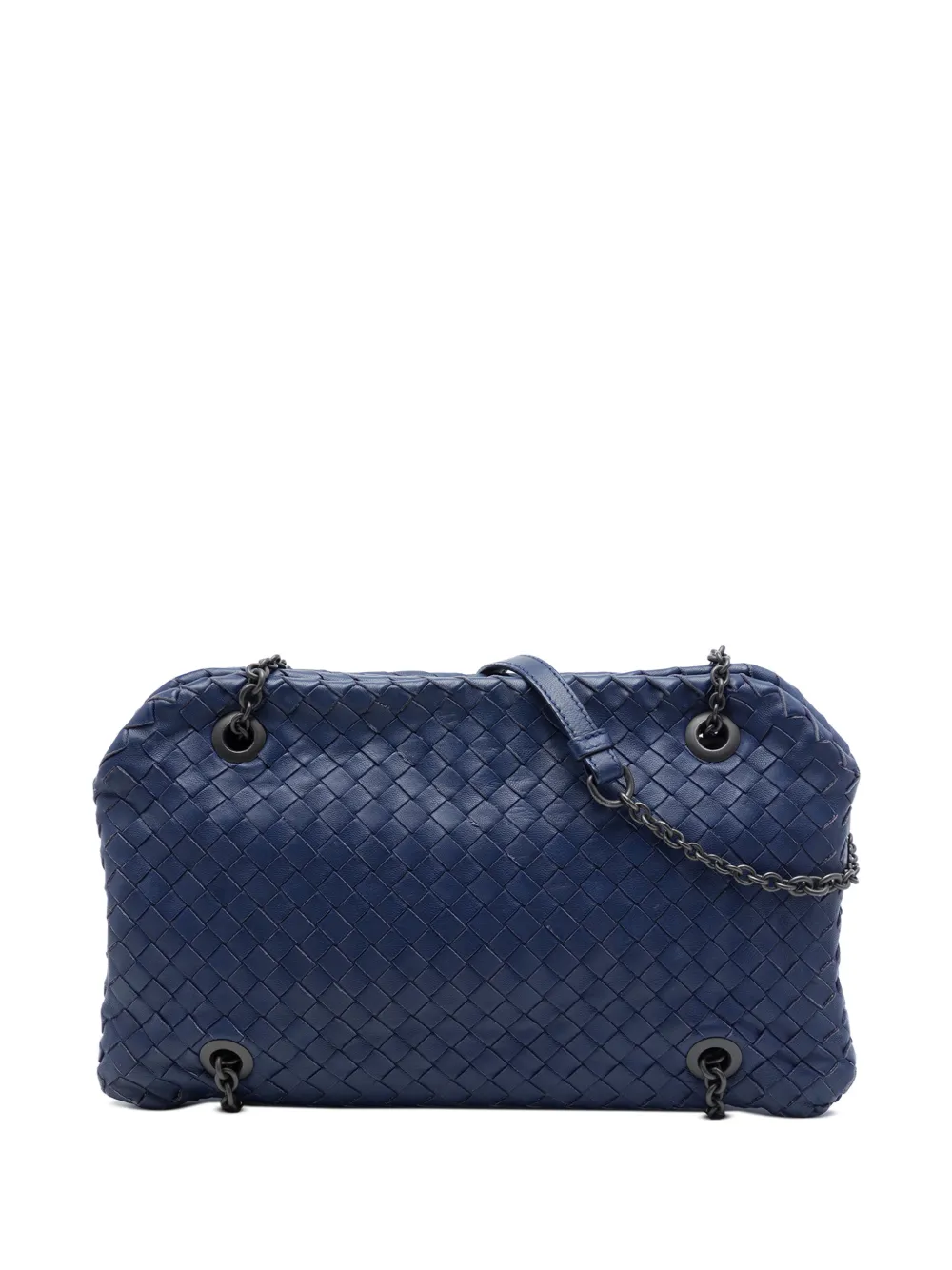 Bottega Veneta Pre-Owned 2012-2026 Nappa Intrecciato Duo shoulder bag - Blue