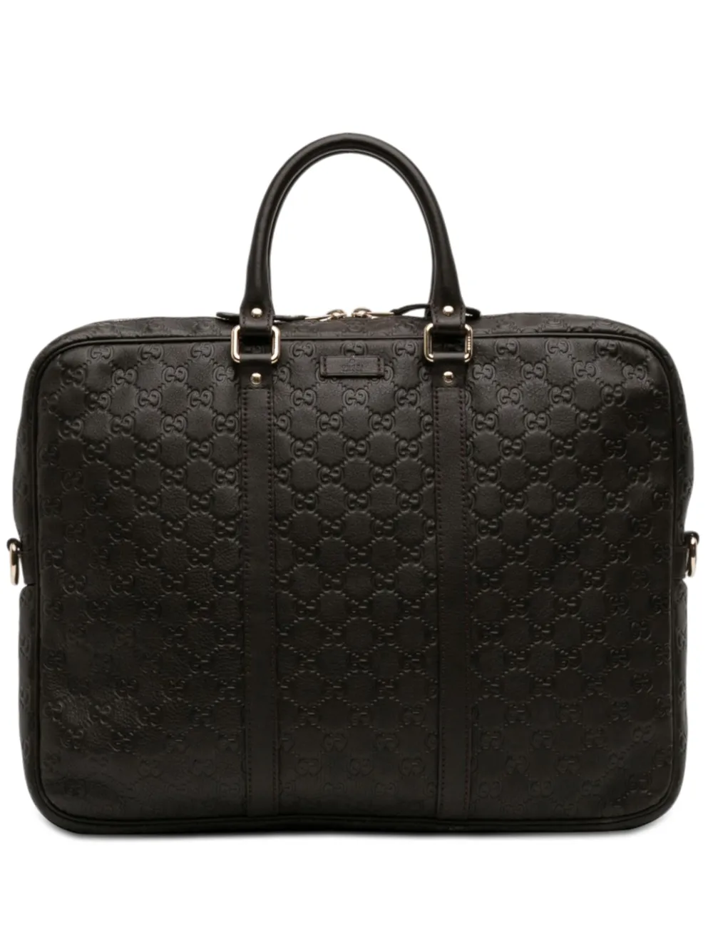 Gucci Pre-Owned 2000-2015 Guccissima business bag - Brown