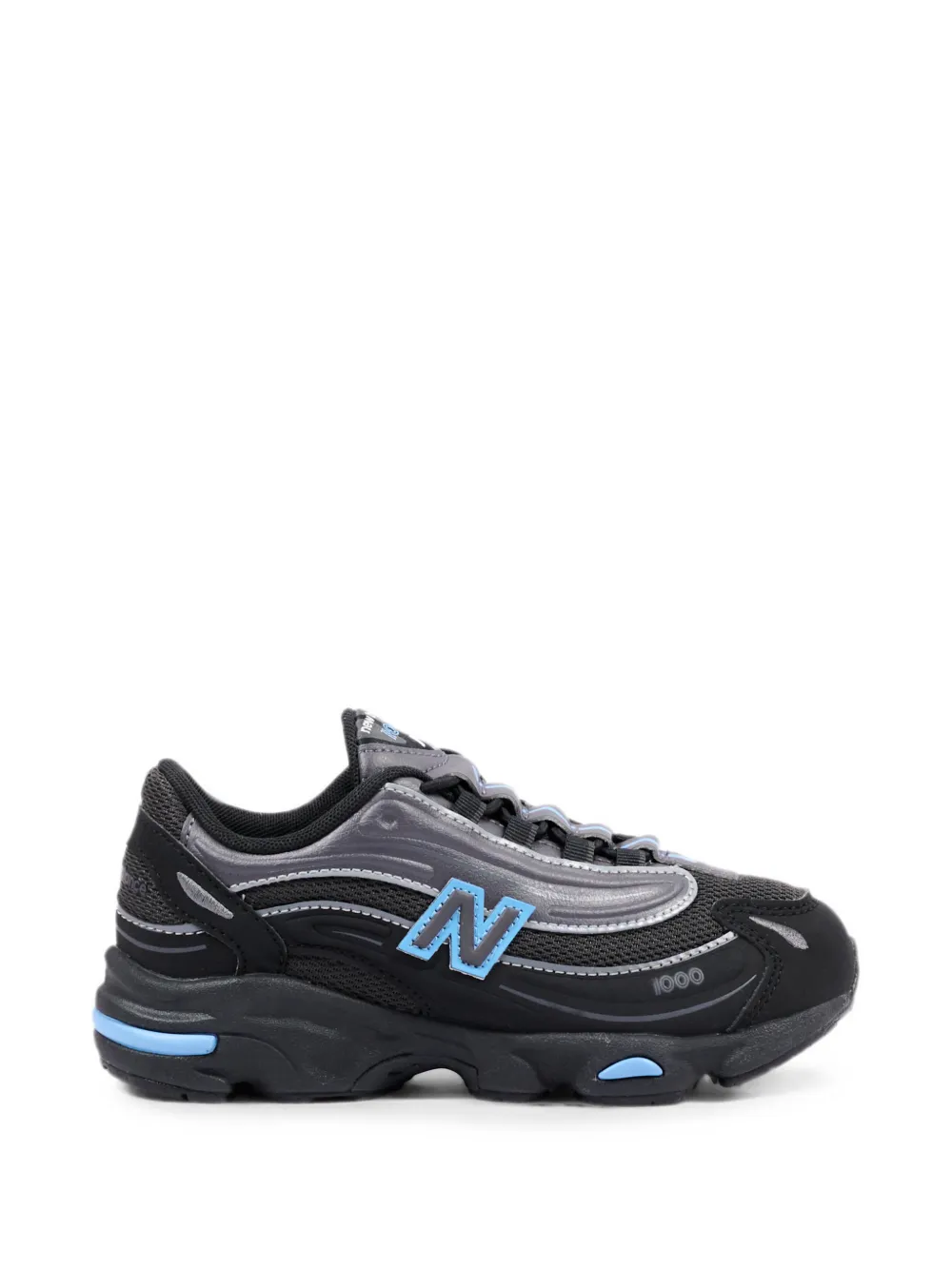 New Balance Kids 1000 lace-up sneakers Zwart