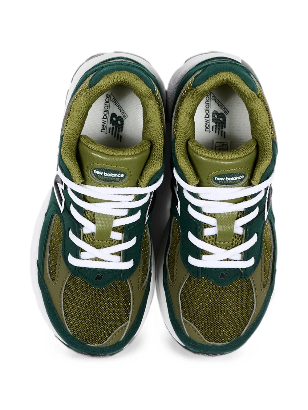 New Balance Kids 2002R panelled sneakers Groen