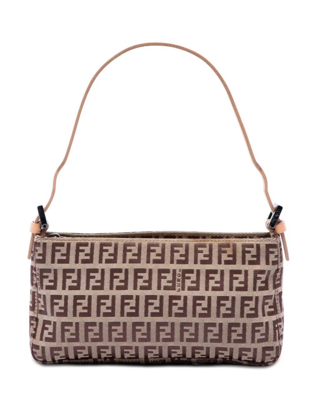 Fendi Pre-Owned 2000-2010 Zucchino Canvas Pochette shoulder bag - Brown