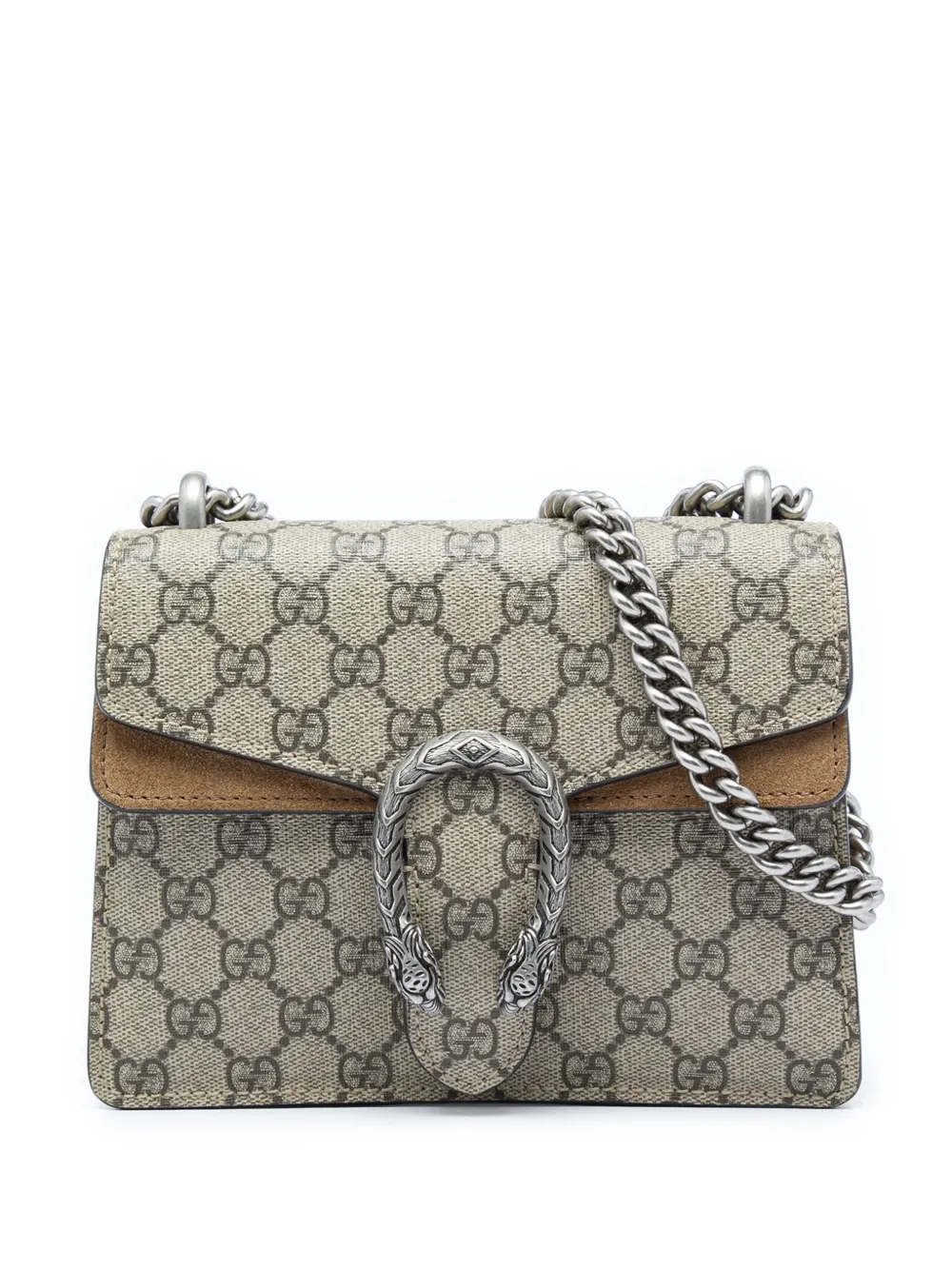 Gucci Pre-Owned 2016-2026 mini GG Supreme Dionysus Umhängetasche - Nude