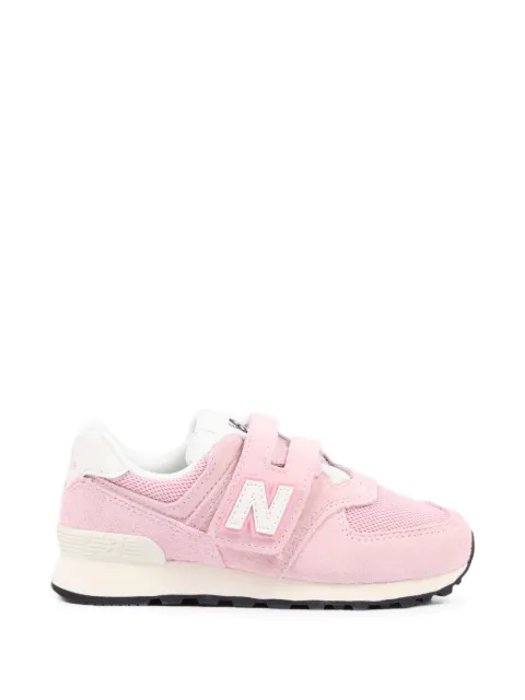 New Balance Kids Tênis 574 com tiras fixadoras