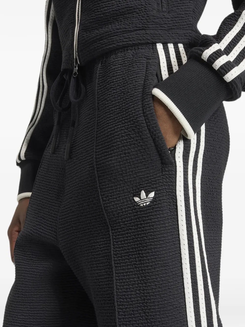 adidas Firebird crop trackpants Zwart