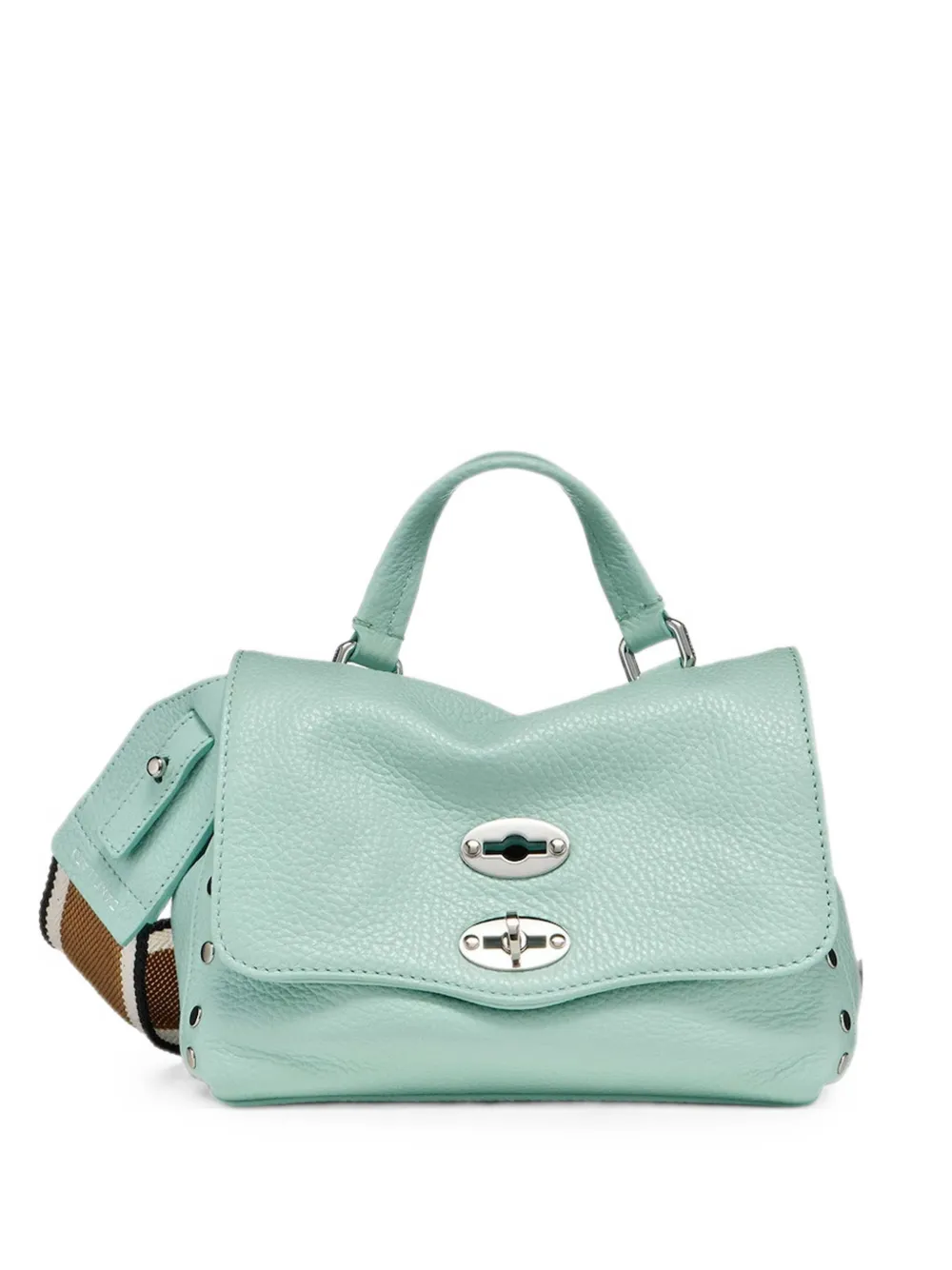 Zanellato Postina pebbled-leather shoulder bag - Verde