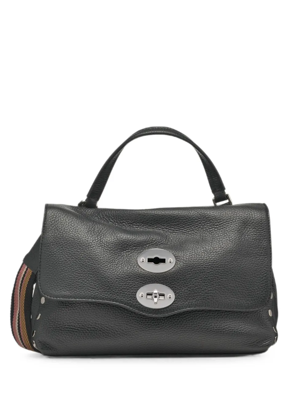 Zanellato Postina stud-embellished shoulder bag - Nero