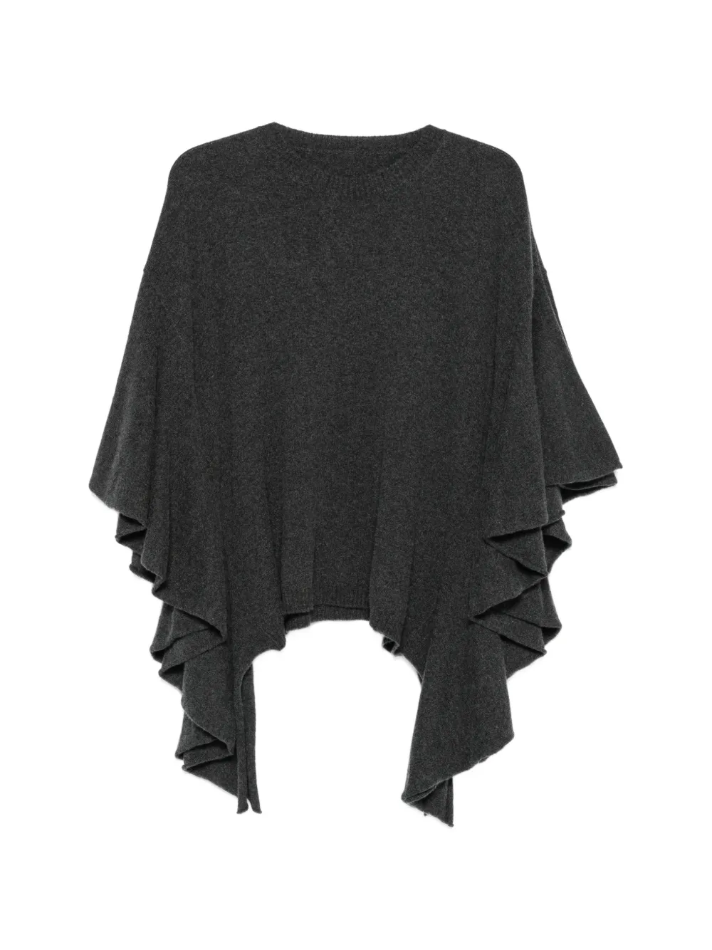 Uma Wang ruffled-sleeve jumper - Grigio