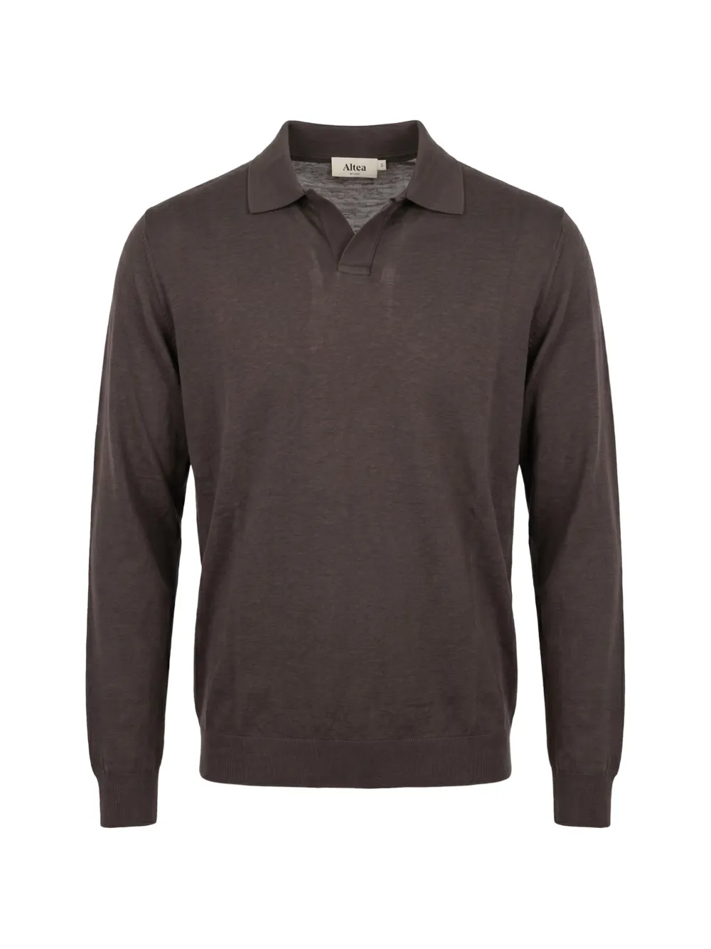 Altea long-sleeve polo sweater - Braun