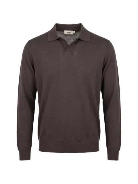 Altea long-sleeve polo sweater