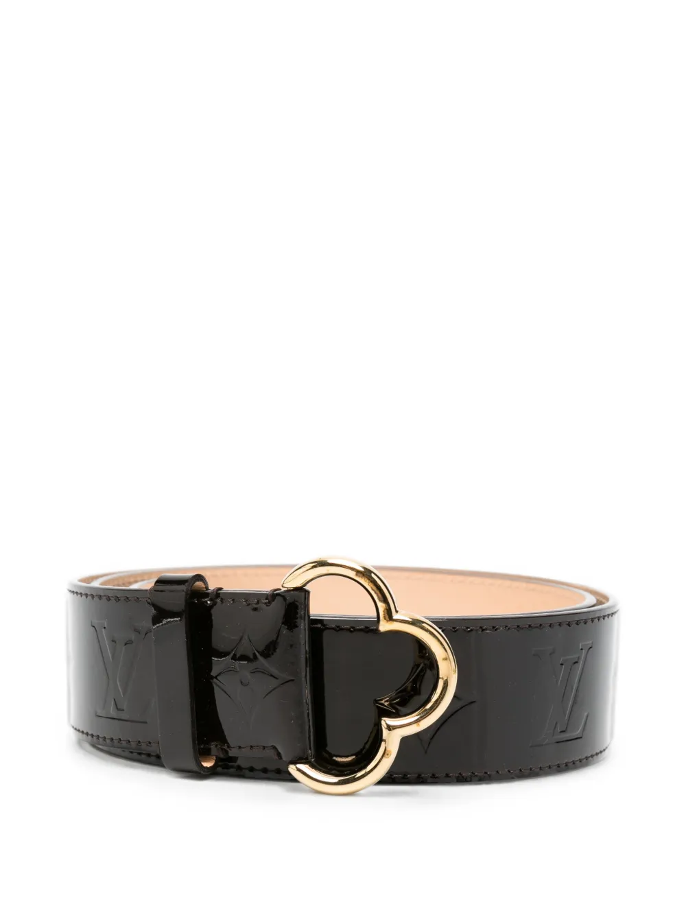 Louis Vuitton Pre-Owned 2010s monogram-pattern belt - Nero