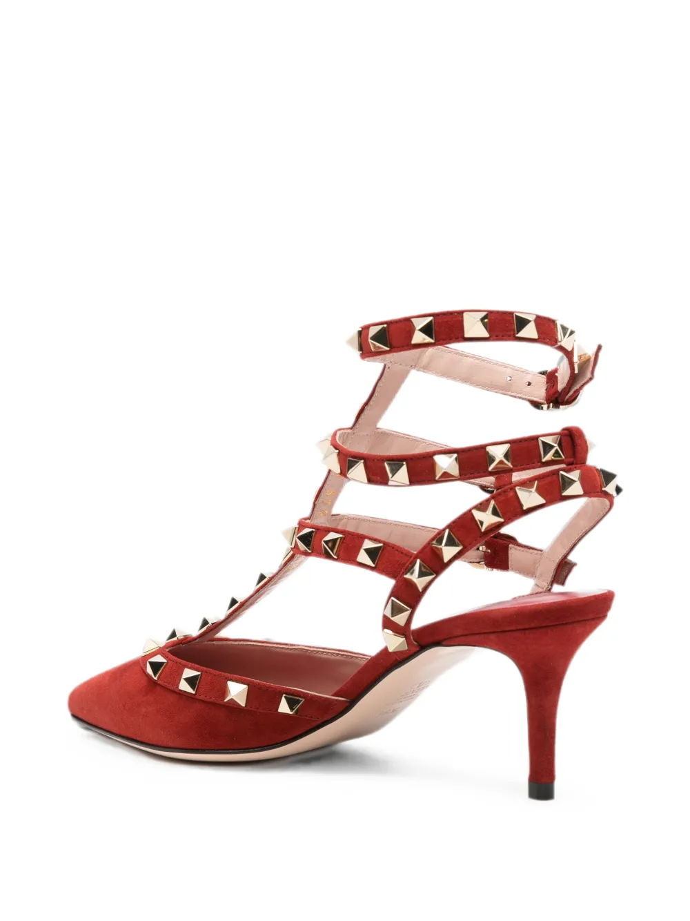 Valentino Garavani Rockstud pumps Rood