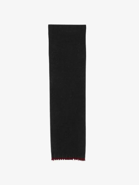 Uma Wang distressed-edge cashmere scarf