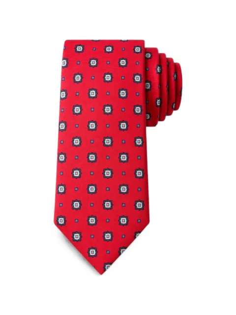 Bona Furtuna geometric-print tie