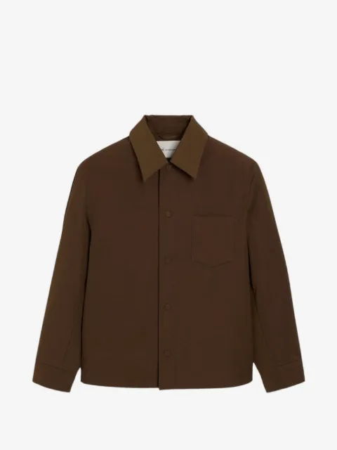 AMI Paris patch-pocket shirt jacket