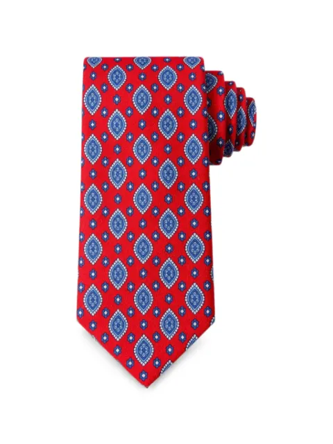 Bona Furtuna geometric-print tie