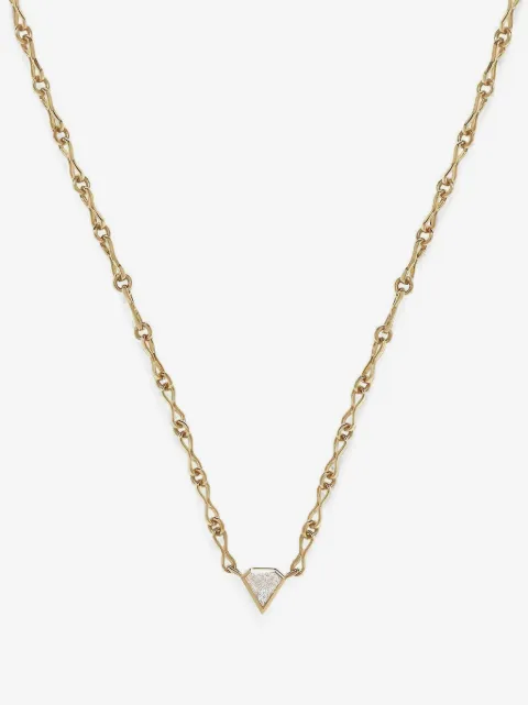 Azlee Shield diamond necklace