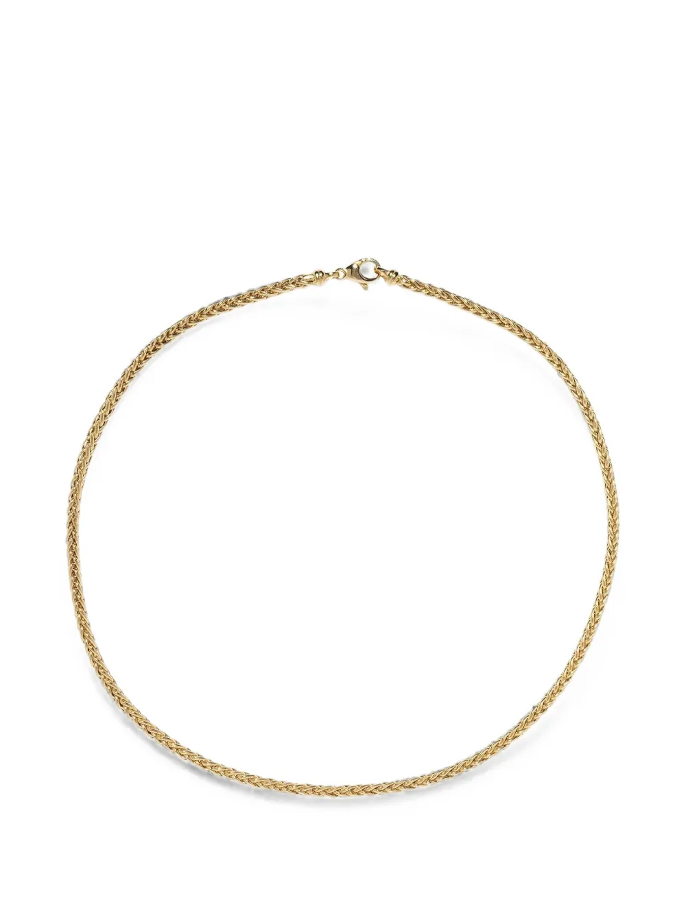 Azlee woven chain necklace - Oro