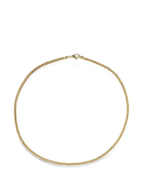 Azlee woven chain necklace
