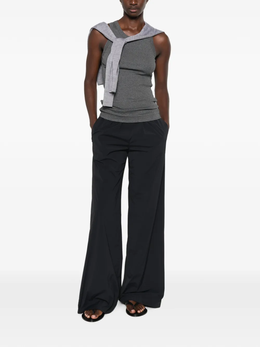 Herno Elastische broek Zwart