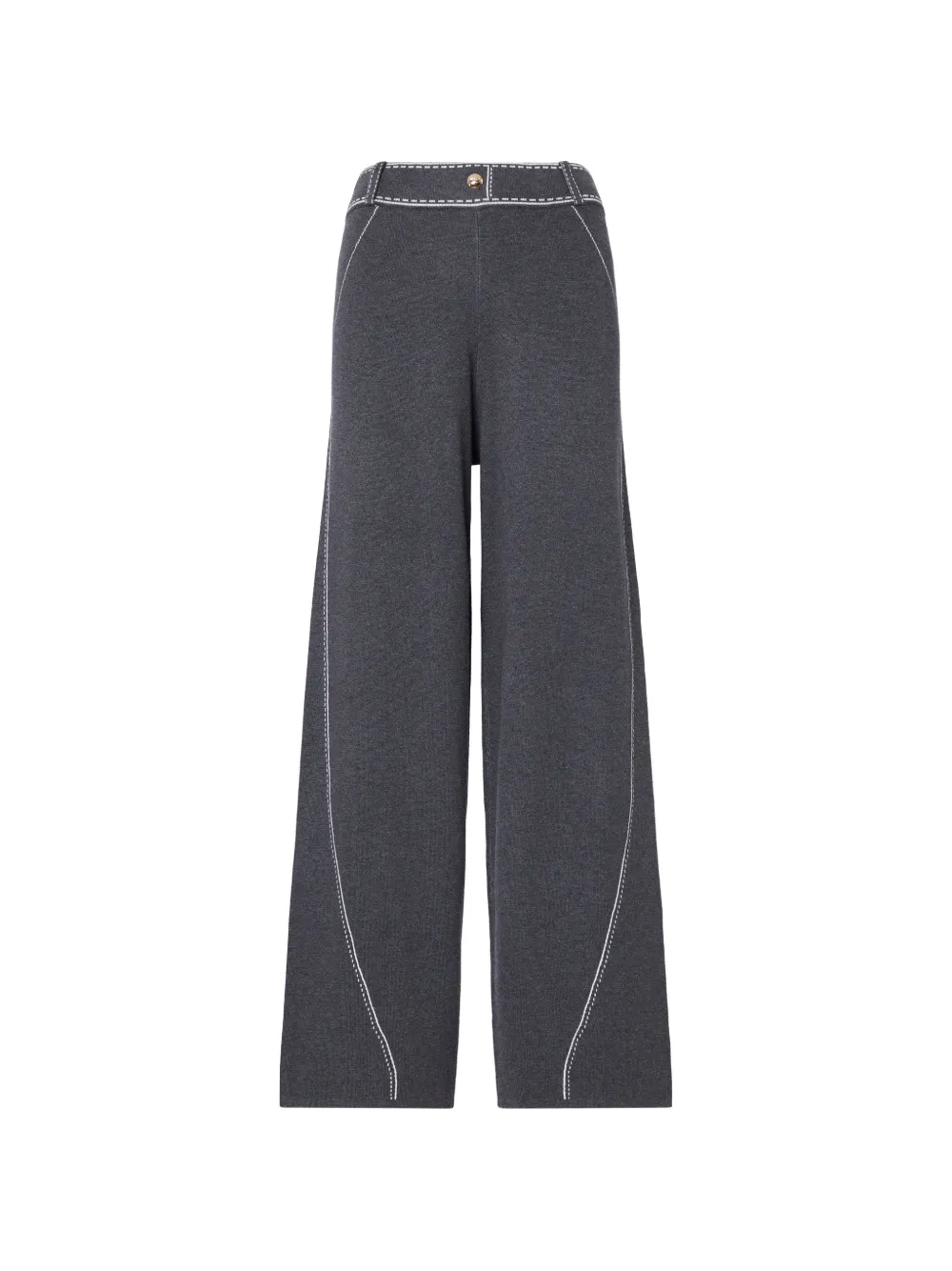LIU JO trousers with contrast stitching - Grau