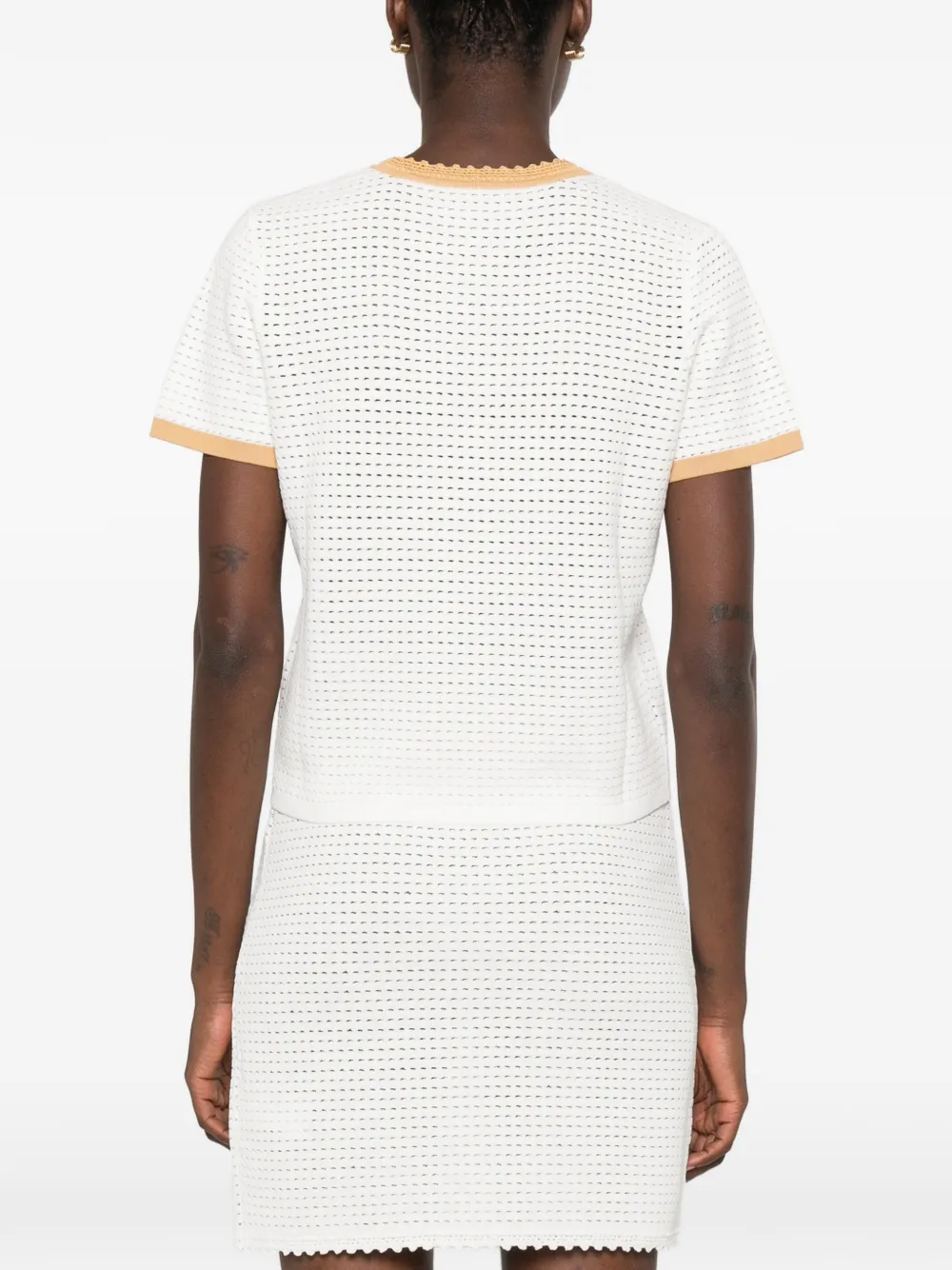 Casablanca T-shirt met logopatch Wit