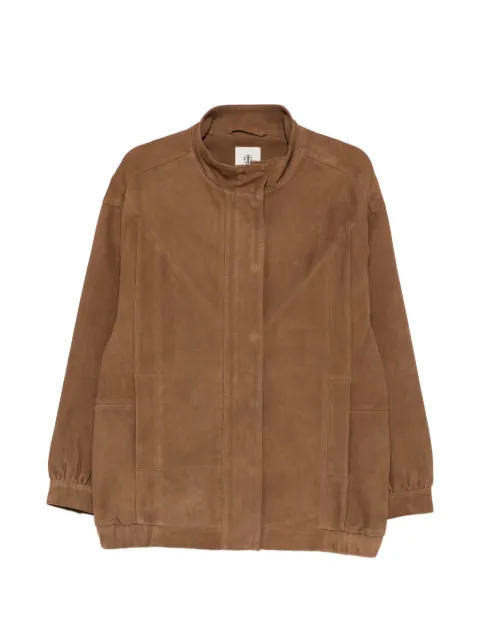The Garment Geneve suede panelled jacket
