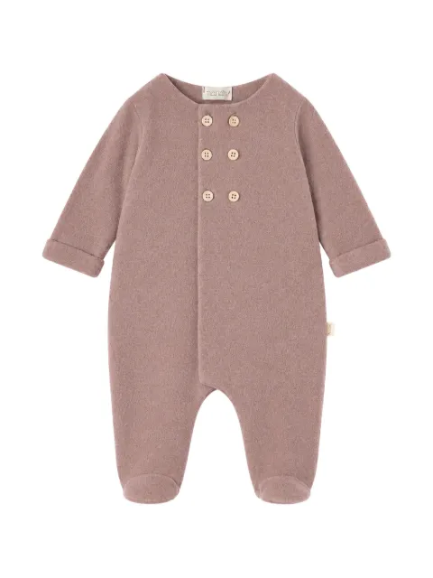 NANAN double-breasted fleece-texture pajama