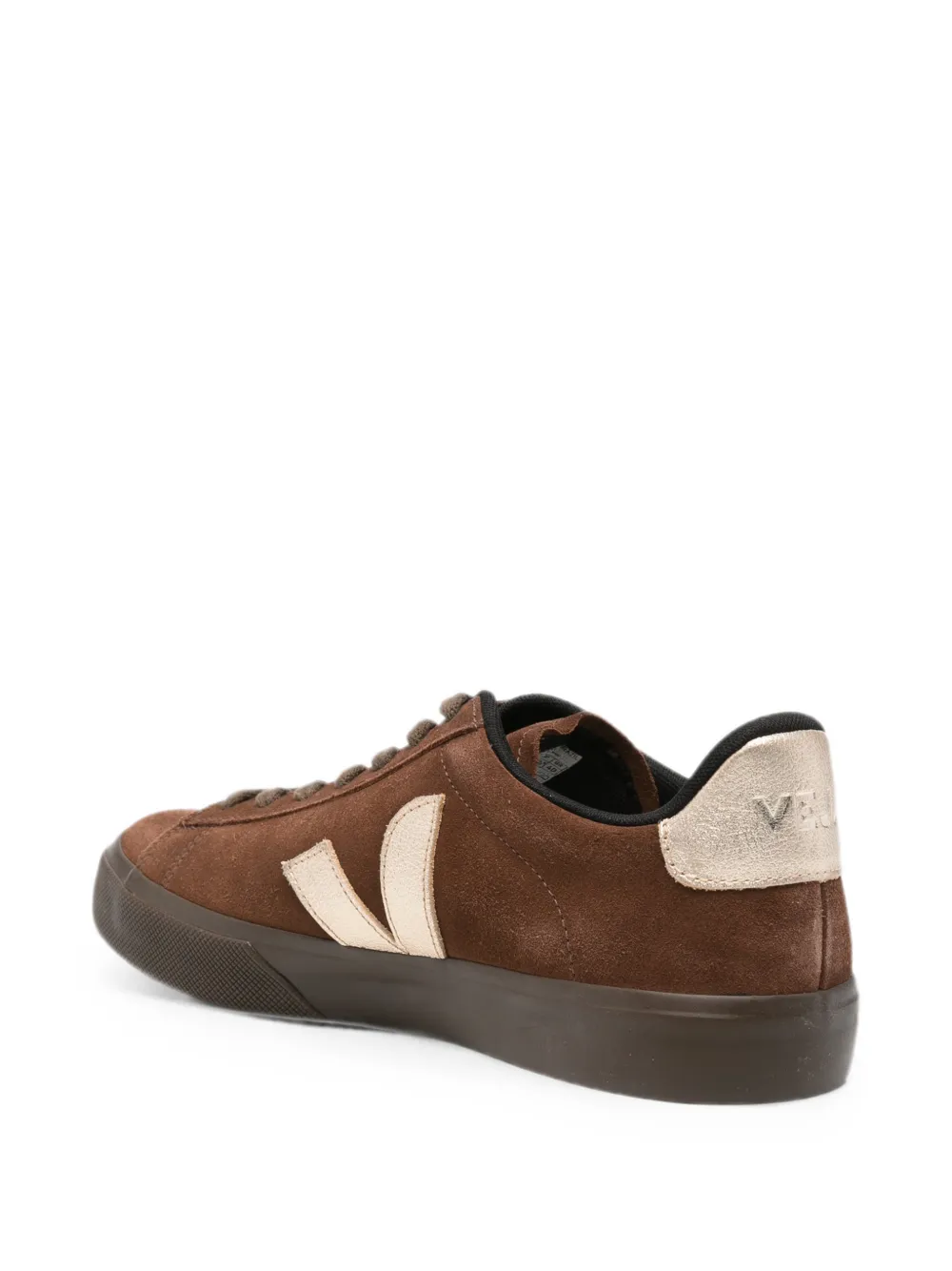 VEJA Campo logo-detail suede sneakers Bruin