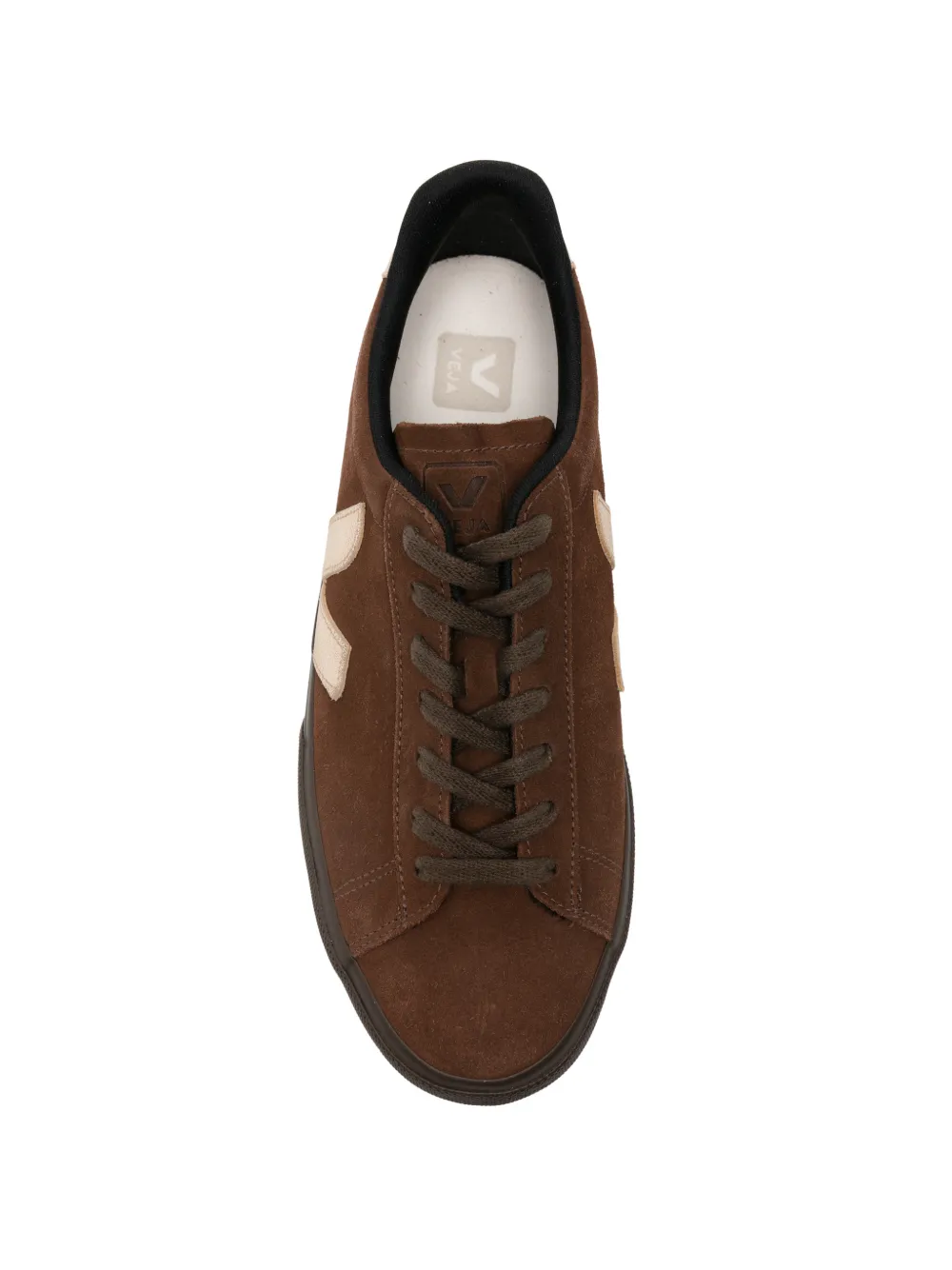 VEJA Campo logo-detail suede sneakers Bruin