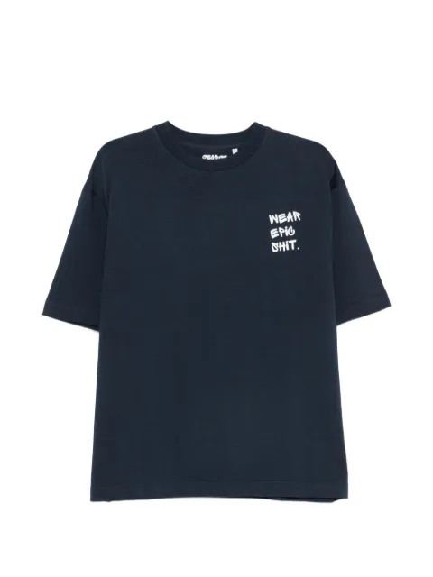 GEORGE. slogan-print crew-neck T-shirt