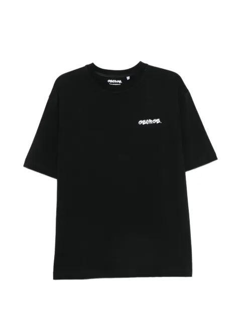 GEORGE. logo-print short-sleeve T-shirt