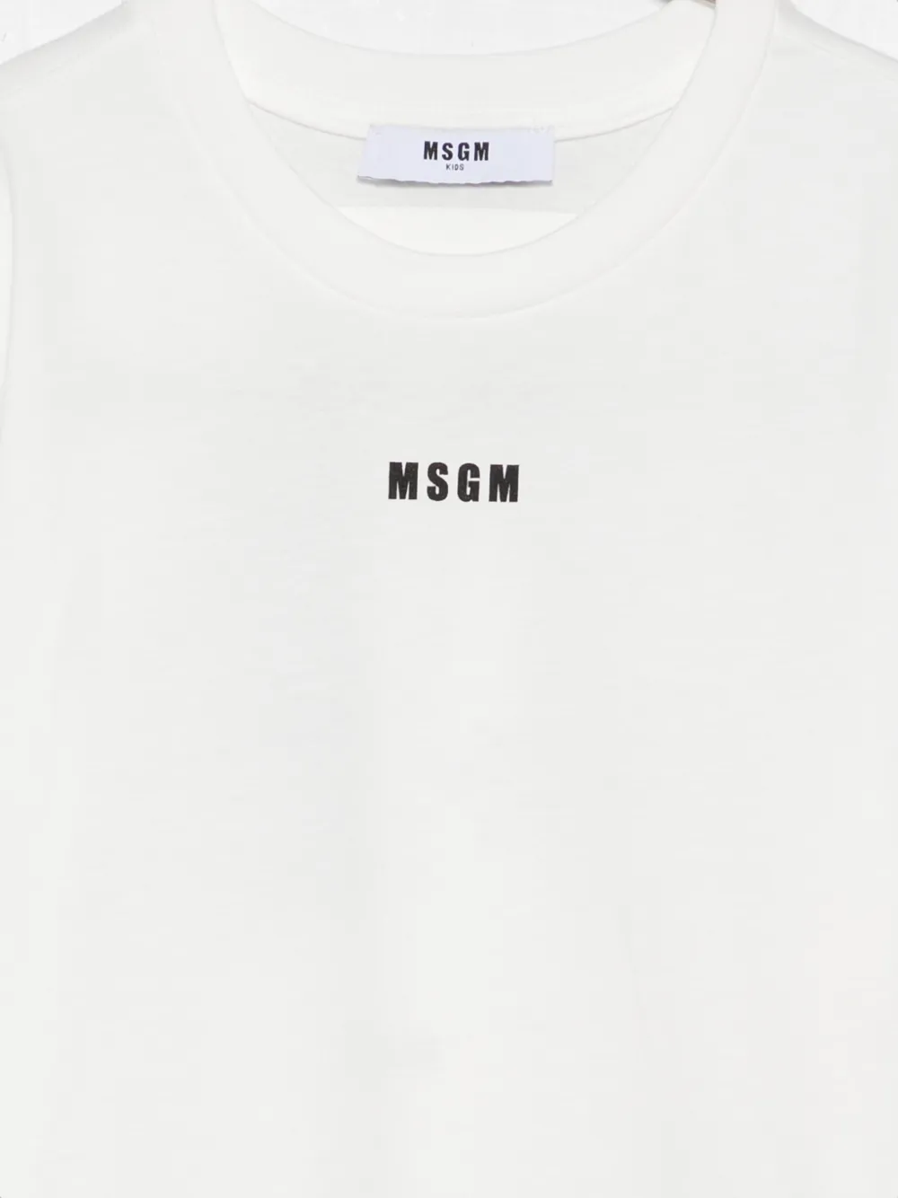MSGM Kids T-shirt met logoprint Wit