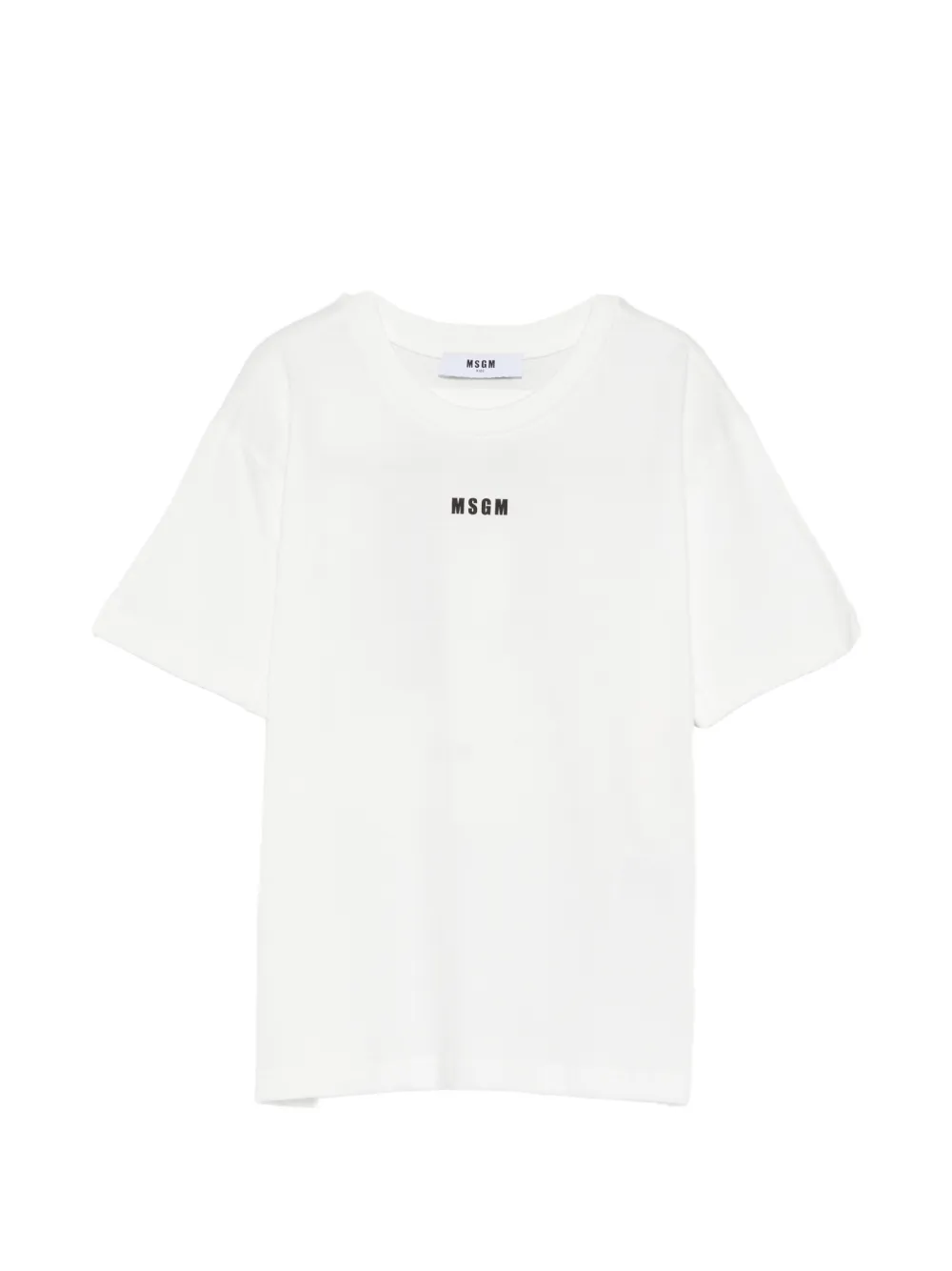 MSGM Kids logo-print graphic-print T-shirt - Weiß