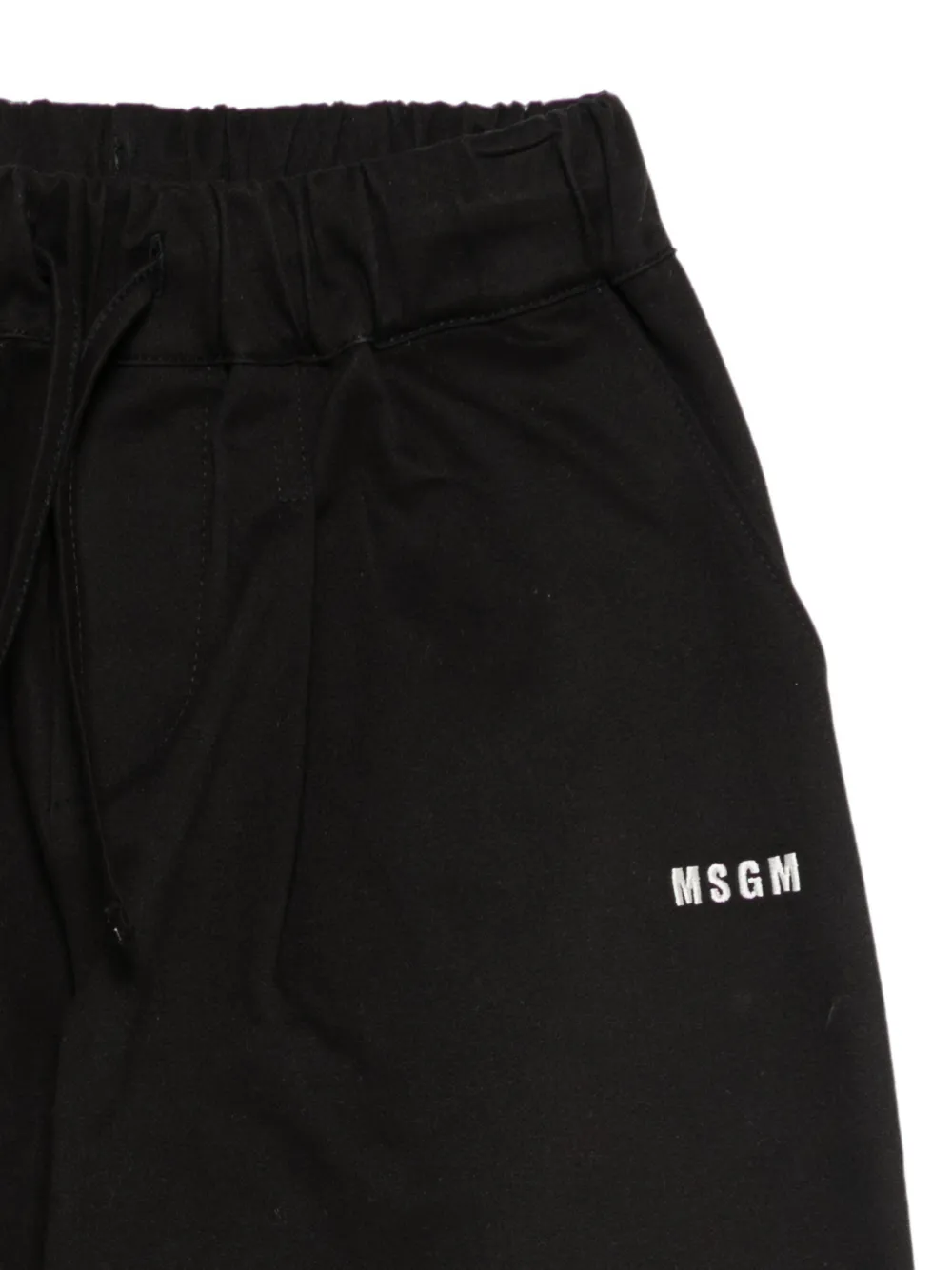 MSGM Kids Broek met trekkoord Zwart