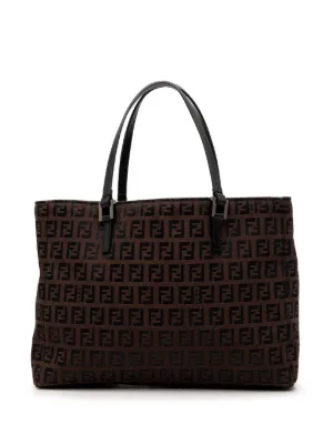Fendi Pre-Owned 20th Century ラージ ズッカ キャンバス ツインズ